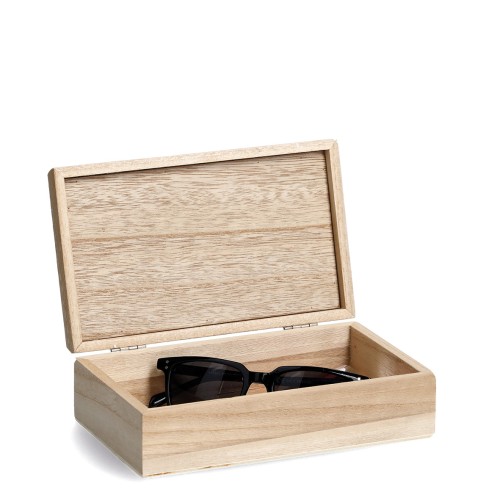 Aufbewahrungsbox "Black Mosaic", Holz. Länge: 200 mm. Breite: 120 mm. Höhe: 60 mm