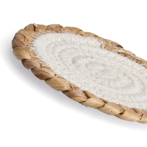 Glasuntersetzer "Boho Kitchen", Baumwolle/. Ø: 120 mm. .