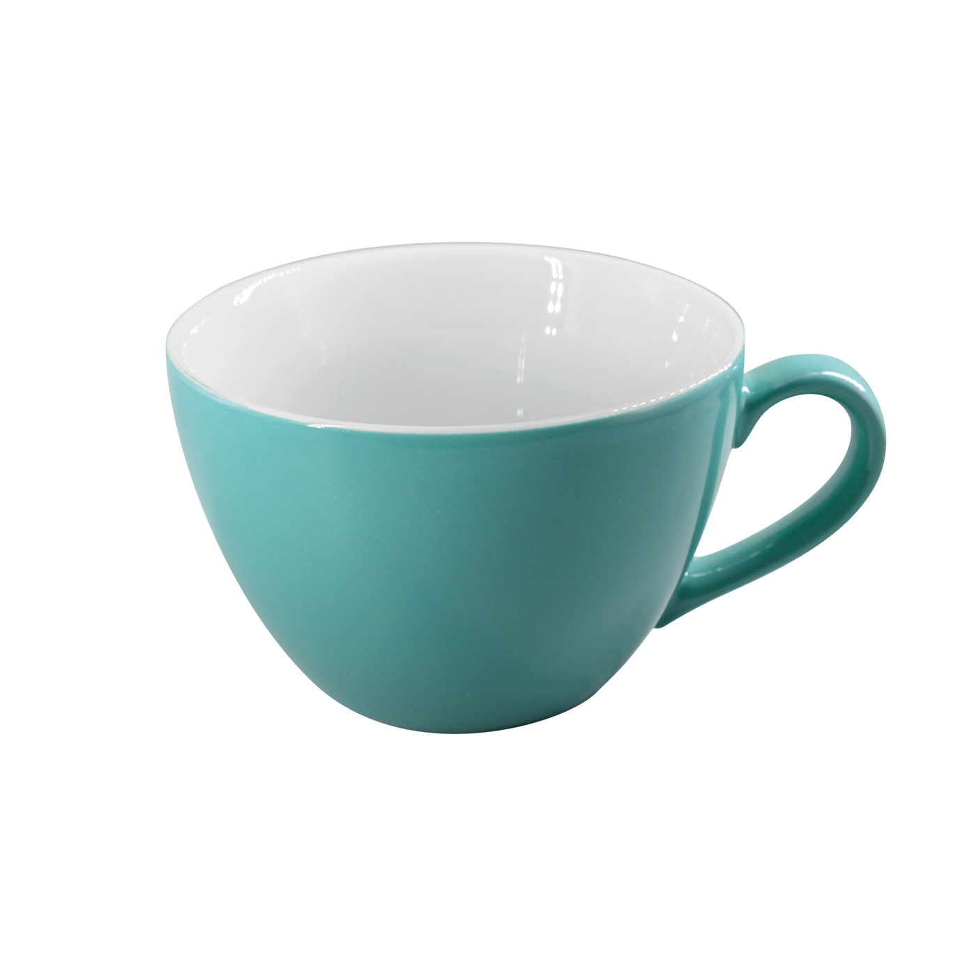 Obertasse 0,32 l - Form: Table Selection - Dekor, 79924 petrol - aus Porzellan. Hersteller:, Eschenbach. "Made in Germany".