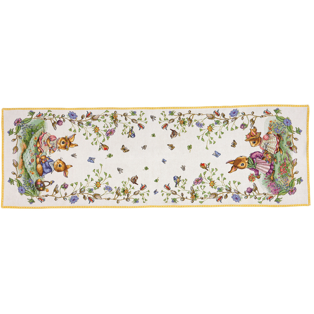 Villeroy und Boch Gobelin Läufer XL Picknick - Maße: 49 x 14,3 cm / Ser.: Spring Fantasy