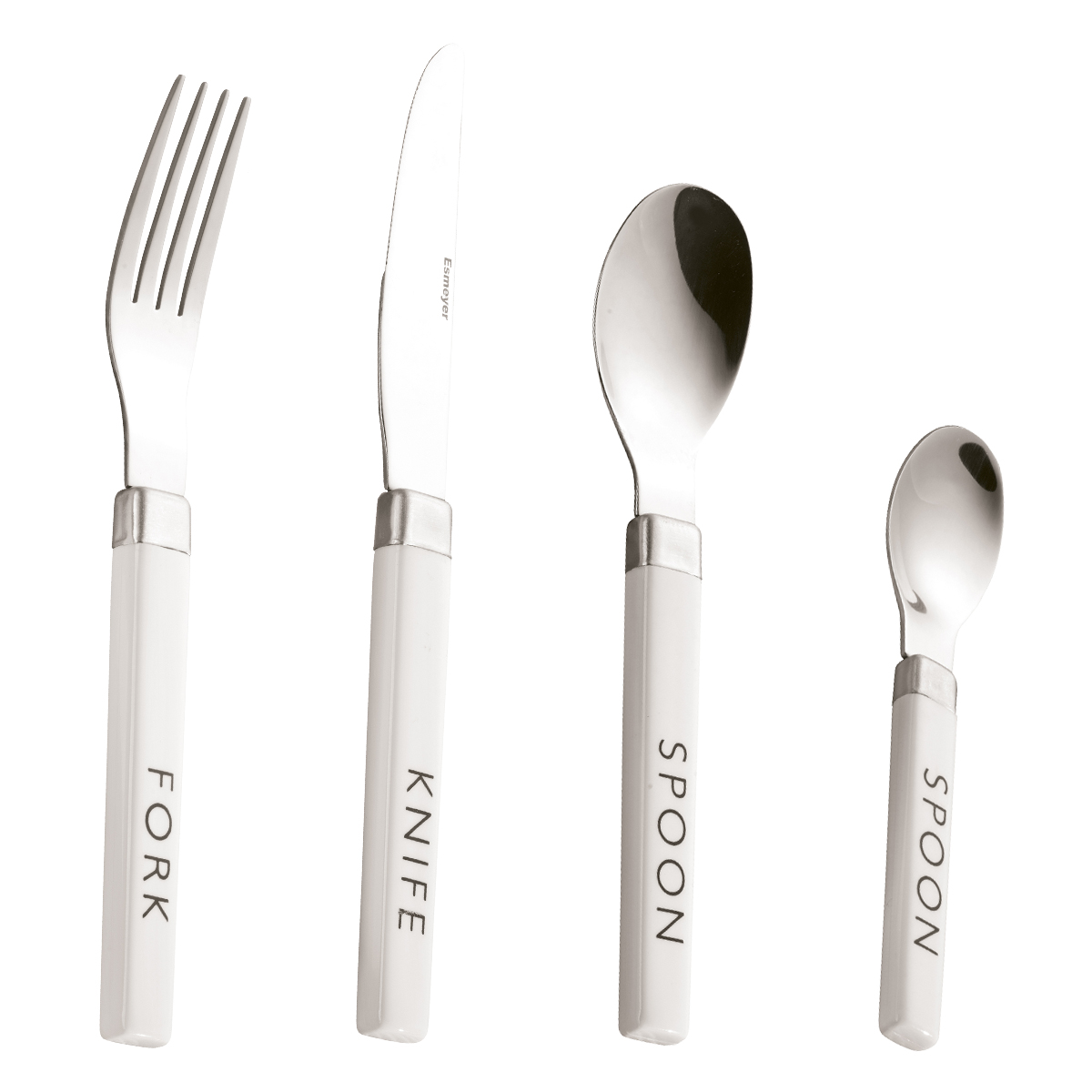 24-teiliges Besteck KENDRA aus Edelstahl 18/0, poliert, Messer aus Klingenstahl.