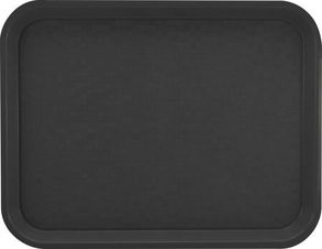 Roltex Tablett aus Polypropylen in kleiner Größe, schwarz