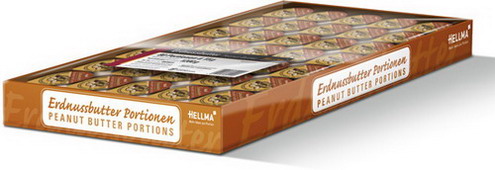 Hellma Erdnussbutter à 15 g Inhalt: 80 Stk. pro Karton