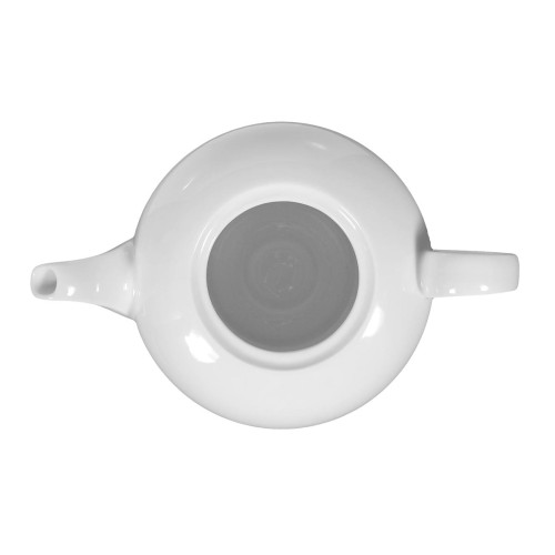 Seltmann Unterteil zur Teekanne 1,1 l, rund, Form: Rondo/Liane, weiss, hohe Kantenschlagfestigkeit, Made in Germany
