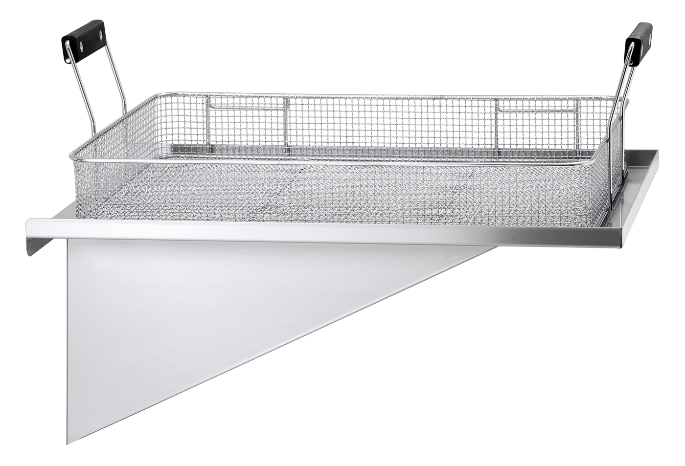 Bartscher Korbablage BF 30E | Montage-Seite:Beidseitig | Maße: 46,5 x 64,4 x 25,5 cm. Gewicht:4 kg