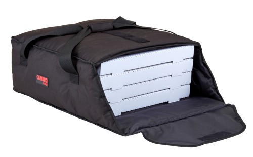 GoBag® Standard Pizza Liefertasche Schwarz, für drei 45,7 cm oder vier 40,6 cm Pizzakartons von Cambro