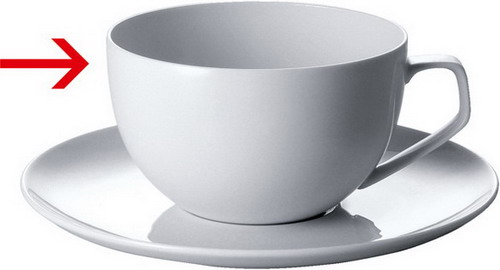 Kombi-Obertasse 0,30 ltr TAC o2 - uni weiss