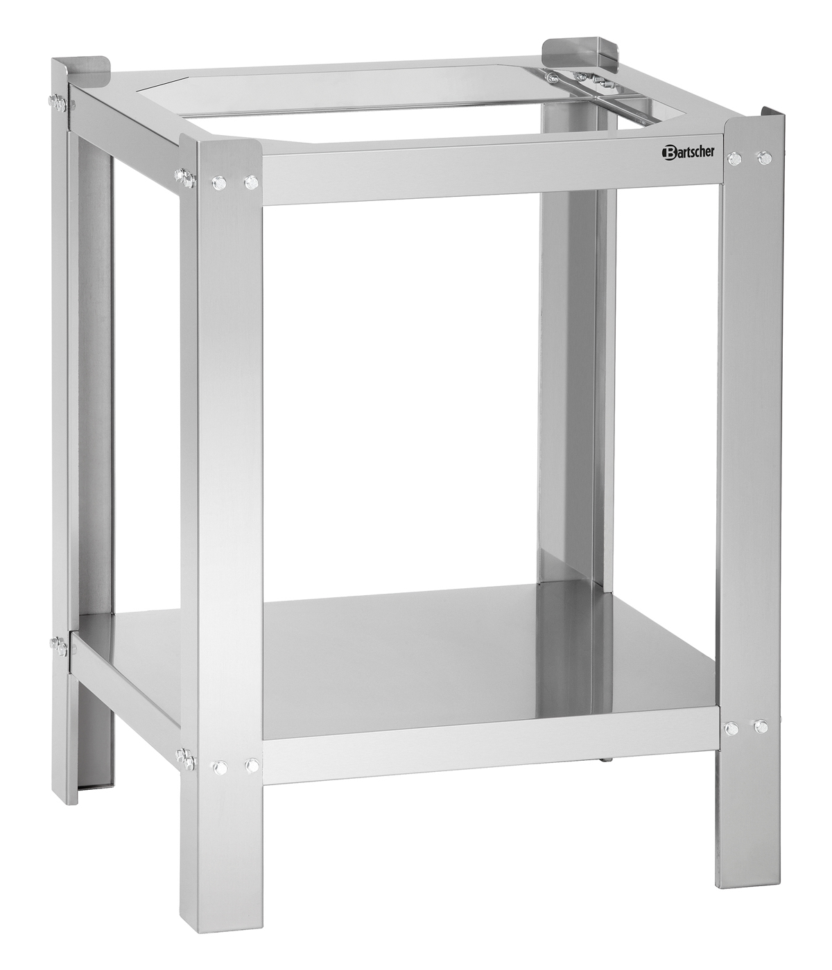 Bartscher Untergestell Silversteam 230 | Füßehöhenverstellbar: Nein | Maße: 57 x 51,5 x 74,1cm. Gewicht: 10,6 kg