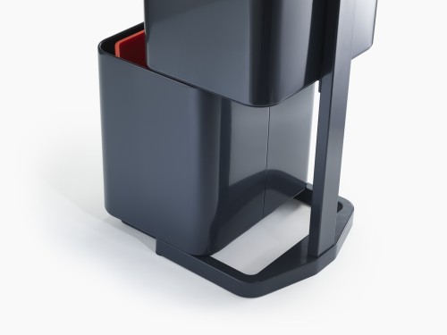 Joseph Joseph IntelligentWaste Totem Max 60 - Abfallbehälter mit separater Recycling-Einheit, inkl. Biomüll-Caddy, 60 Liter -