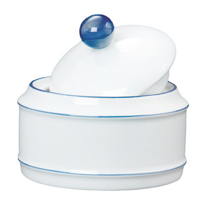 Zuckerdose HEIKE blue, Inhalt: 0,20 ltr., Retsch Porzellan.