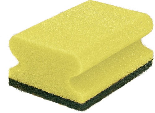 GVS TOPFREINIGER Art.Nr. 106 Gr.1, gelb/schwarz 7 x 9,5 x 4,5cm mit Griffleiste