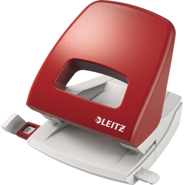 Leitz Locher NeXXt 8 cm 25 Bl. (80 g/m) mit Anschlagschiene rot