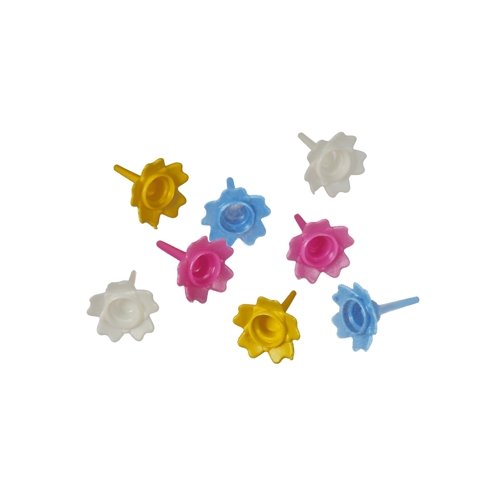 144 Halter für Geburtstagskerzen farbig sortiert von PAPSTAR