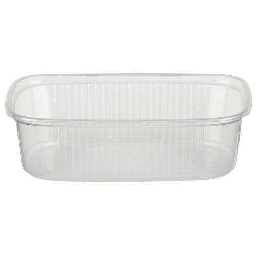 100 Verpackungsbecher, PP eckig 200 ml 3,9 cm x 8,1 cm x 10,8 cm transparent von Starpak