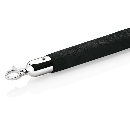 Verbindungstau, Velours, Beschläge hochglanzpoliert. Material: Polyester, verchromt. Serie: Classic Eco. Durchmesser: 2,8 cm. Farbe: