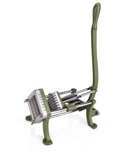 Pommes Frites Schneider. Pommesgröße 0,95 x 0,95 cm. Gusseisen / Messer aus Edelstahl.