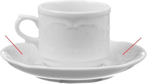 HENDI Mokkatasse Obere - 120 ml - Flora