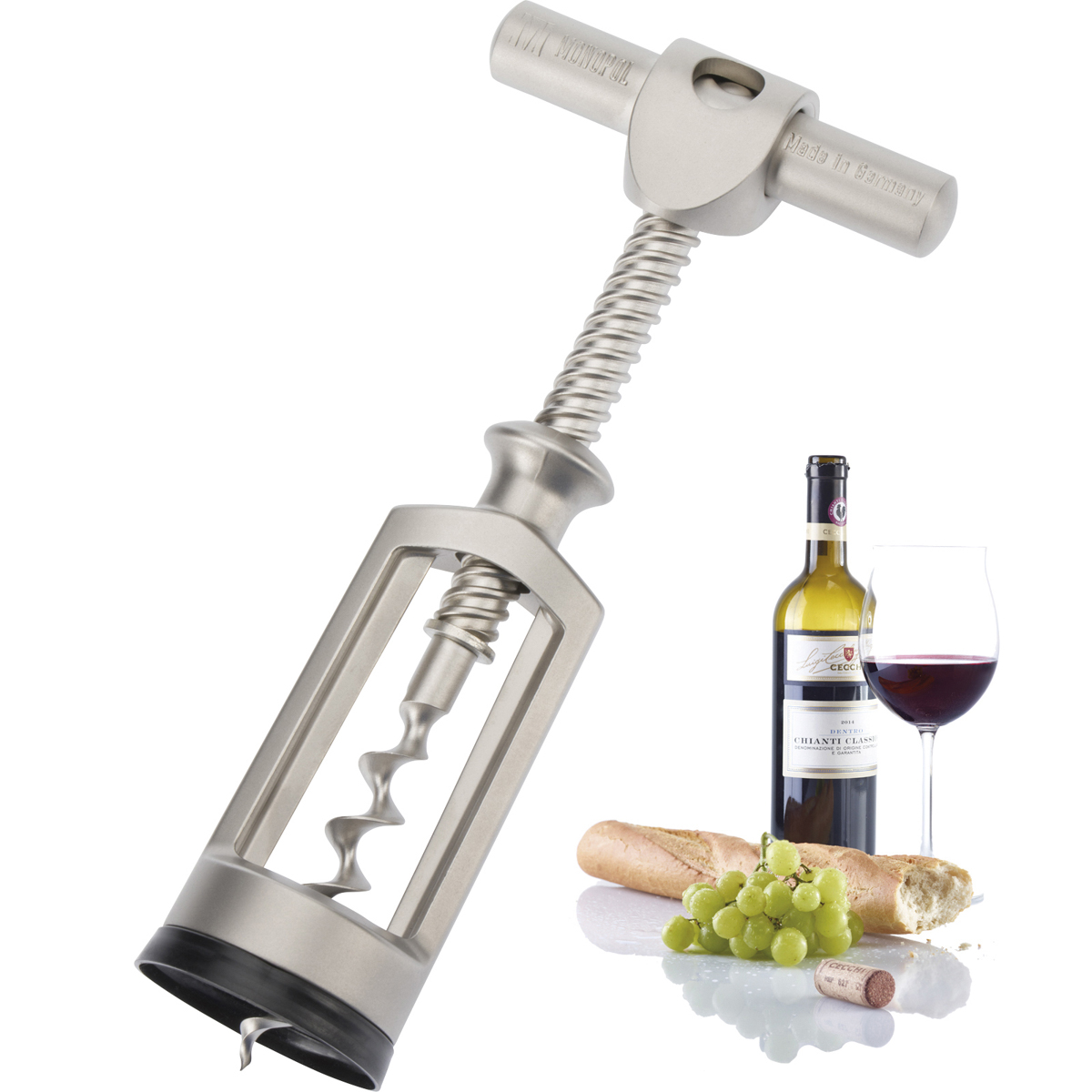 Glockenkorkenzieher »Chianti« Monopol Edition, edelmattiert