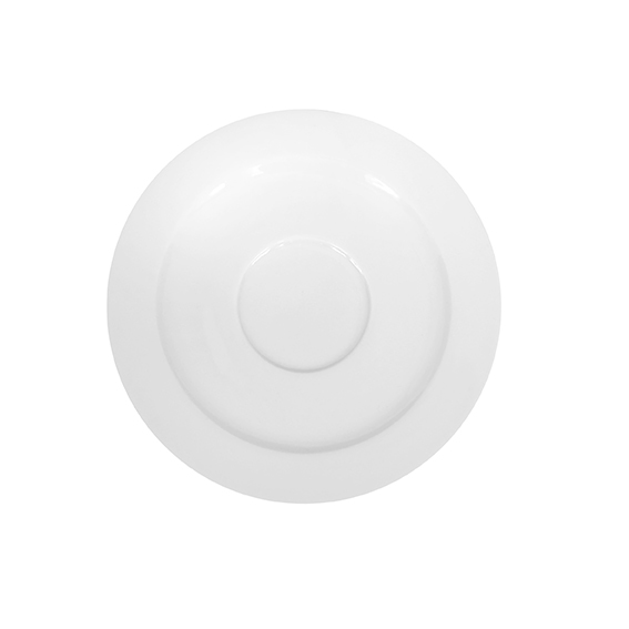 Untertasse 16 cm - Form: Universo - weiss - aus, Porzellan. Hersteller: Eschenbach. "Made in, Germany".