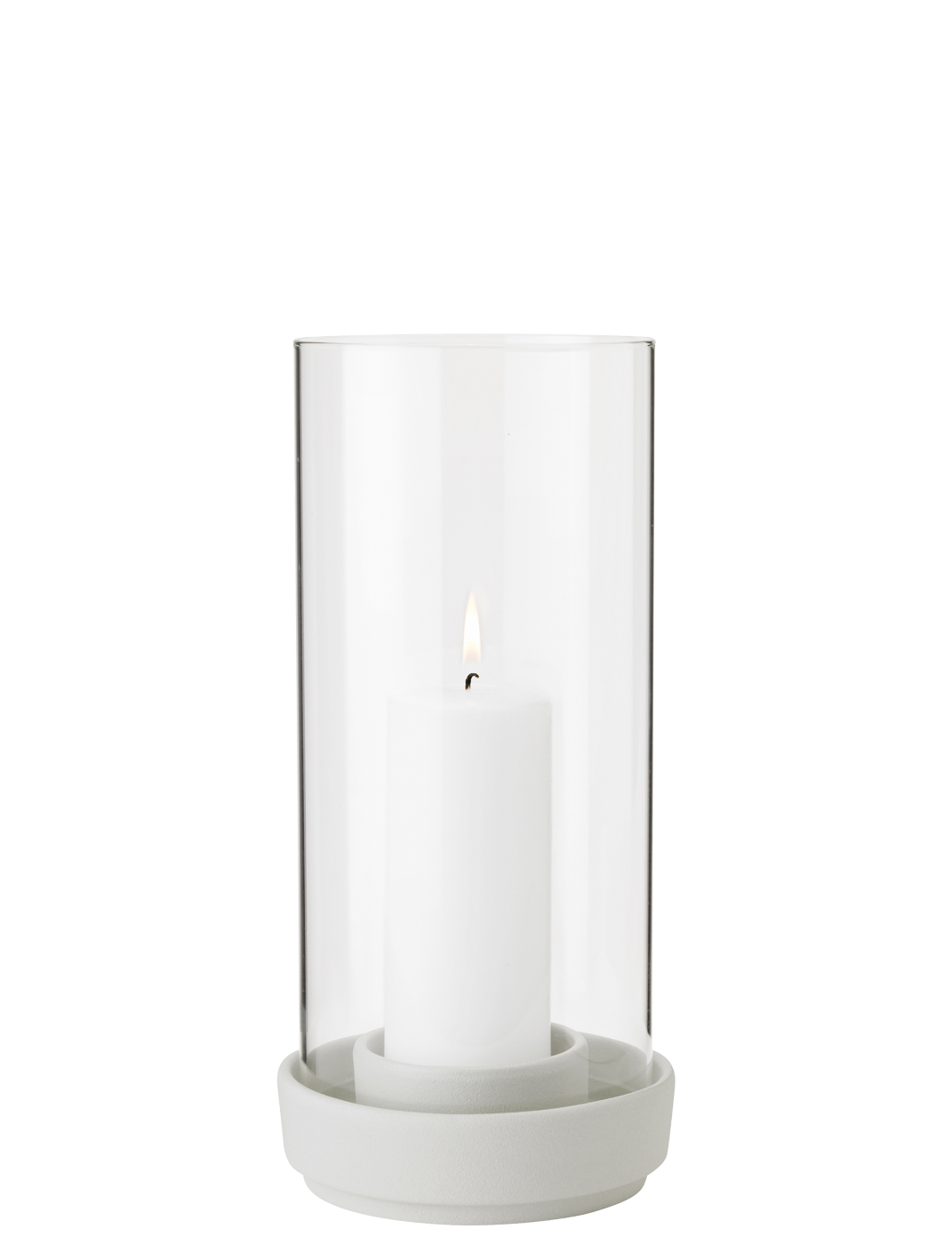 Stelton Windlicht H 28.5 cm sand - Maße: 14 x 14 x 28,5 cm