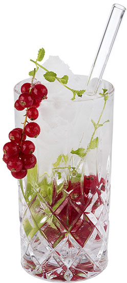 Trinkhalme 7er Set Ø 10 mm, Länge: 21 cm Glas Inhalt: 7 Trinkhalme spülmaschinengeeignet zerbrechlich Farbe: Transparent