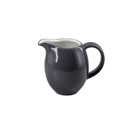 Gießer 0,20 l (alt 0,25 l) - Form: Table, Selection - Dekor 79934 anthrazit - aus, Porzellan. Hersteller: Eschenbach. "Made in