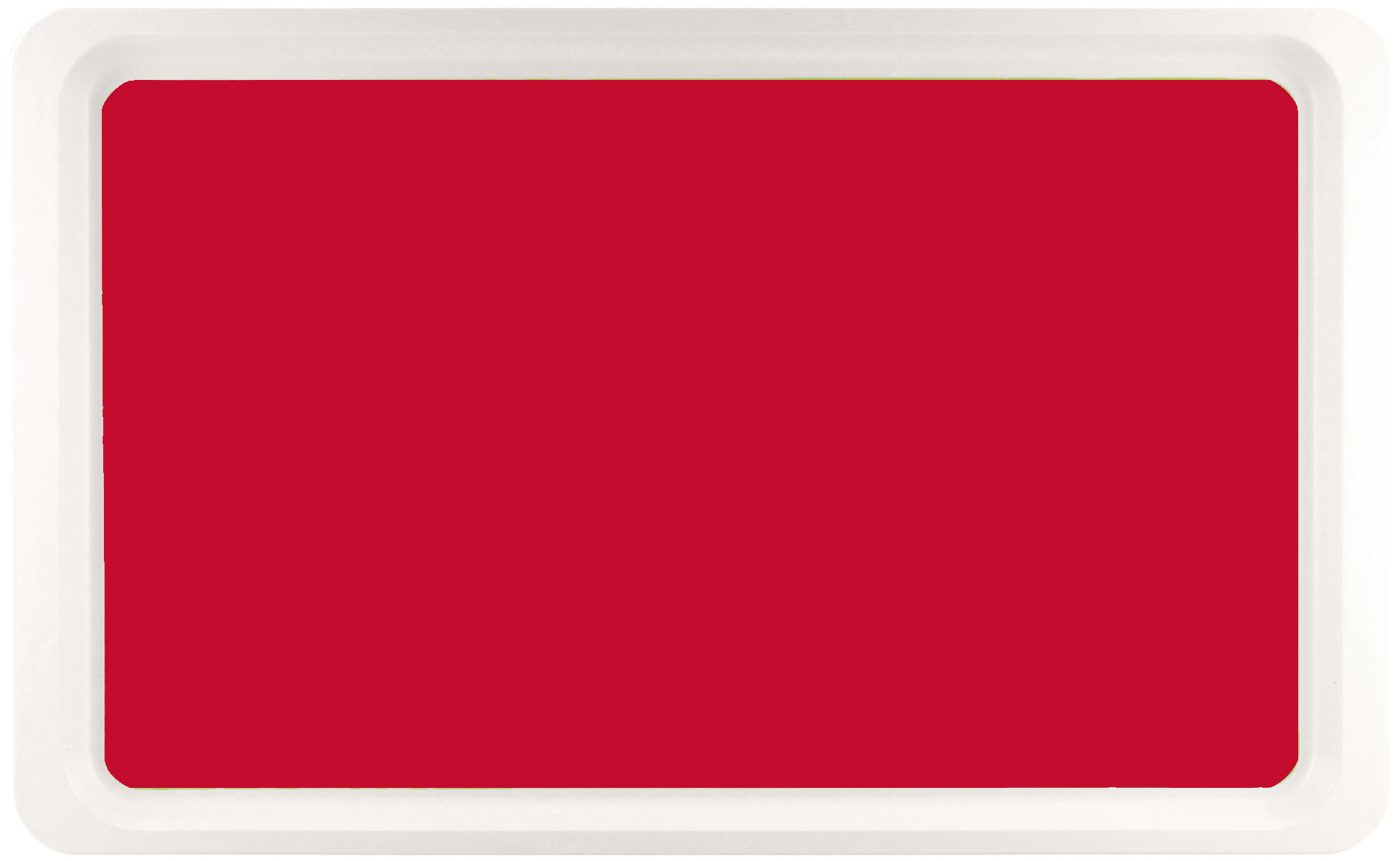 Roltex LUX GN 1/1 Tablett aus Polyester, Maße: 53 X 32,5 cm, Farbe: rot, extra schwere Qualität, spülmaschinengeeignet