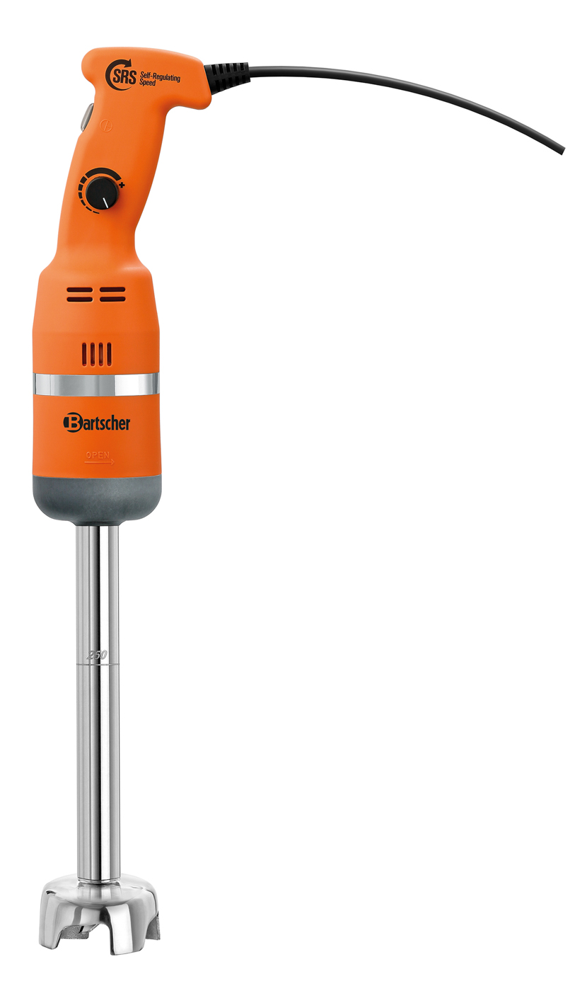 Bartscher Stabmixer MX 235 Plus | Frequenz: 50-60Hz | Maße: 7,5 x 13,5 x 51,5 cm. Gewicht: 1,4 kg