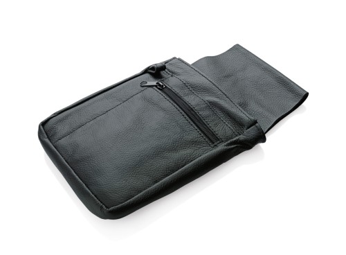 Revolvertasche. Leder. Kunstleder/Leder. 1 Fach für Kellnertasche, 1 Fach für Notizblock,