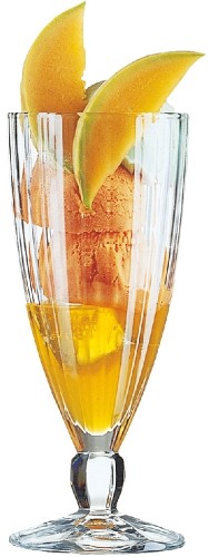 Milchshake-Glas QUADRO Inhalt 0,36 ltr Höhe 19 cm - Durchmesser 8,2 cm