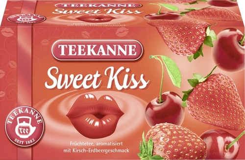 Teekanne Tee Sweet Kiss Erdbeer Kirsch 20er 60G