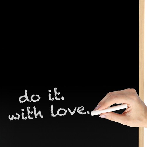 Kreide-/Magnettafel, Metall/Kiefer / Maße: 60x80 cm