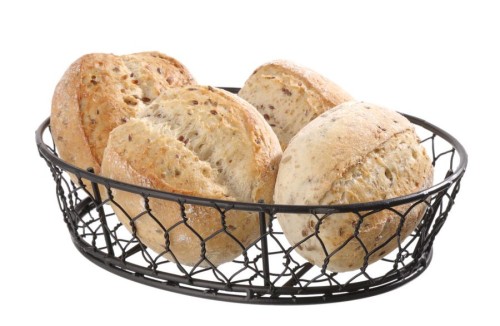 Drahtkorb basic, oval, 130x180x60 mm