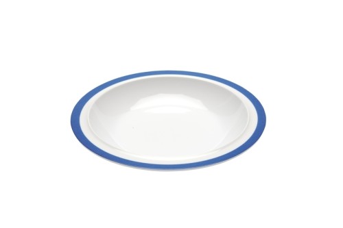 Ornamin Teller tief 505 Rand blau Ø 22cm