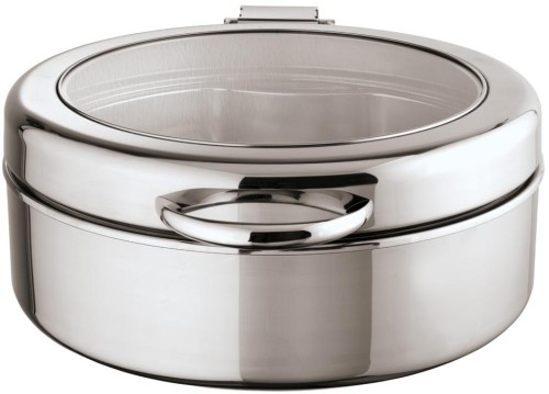 Sambonet Buffet Atlantic Edelst./Glas US rund Speisenwärmer ABS 40