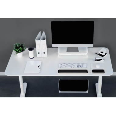 Leitz Mauspad Ergo WOW 20 x 2,3 x 26 cm (B x H x T) nicht antistatisch mit Handgelenkauflage Stahl/ABS Kunststoff/PU-foam/TPE