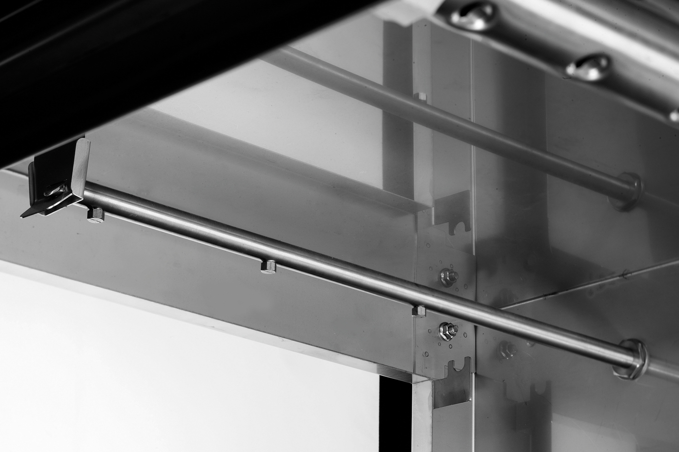 Bartscher Korbtransport-Spülmaschine KTS500 R |Gläser-Höhe max.: 450 mm | Maße: 138 x 71,5 x190,0 cm. Gewicht: 200 kg