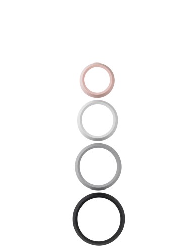 PLACE-IT Untersetzer Ø 13 cm grau, Maße: 130 x 130 x 10 mm