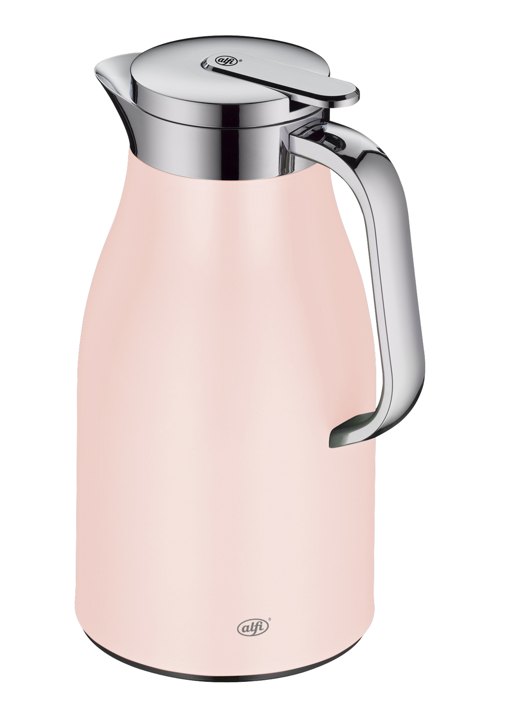 Isolierkanne Skyline pastel rose mat 1,0 l; by pearl creative Christian Rummel & Tim Storti; hochwertiger Edelstahl mit Hartglaseinsatz