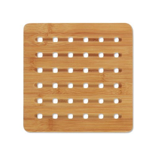 KELA Untersetzer Kian Bambus braun 20,0x20,0x1,0cm