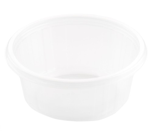 Duni Fixpack® rund 200 ml Transparent ungeteilt, 700 Stk/Krt (14 x 50 Stk)