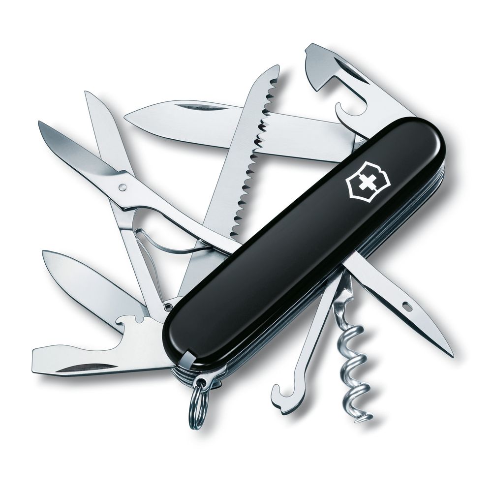 Victorinox Offizierm. schwarz mit gross Blister