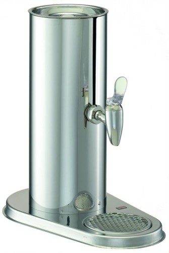 FRILICH GASTRO Kaffeesahnespender Uno Edelstahlgehäuse mit: - Edelstahlbehälter für Kaffeesahne, 2 Liter