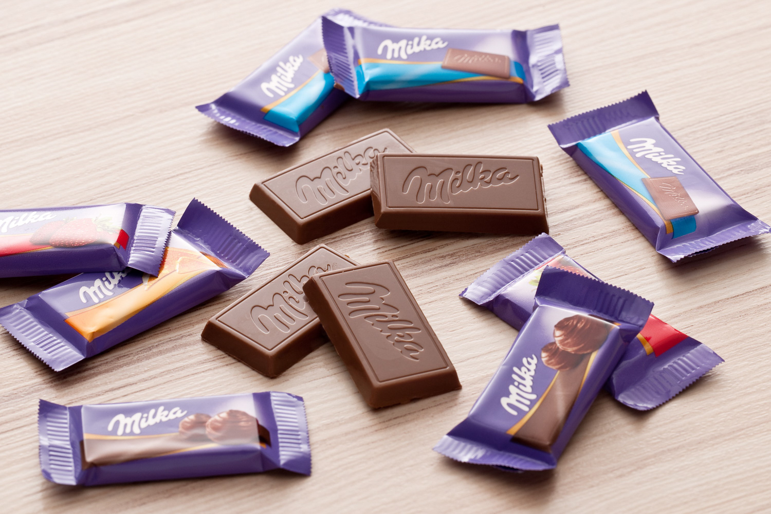 Milka Naps Mix Theken-Display Inhalt: 1.702g.