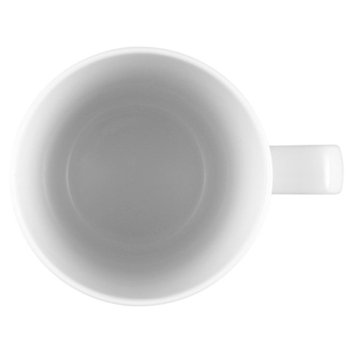 Seltmann Becher mit Henkel 0,45 l, rund, Form: No Limits, weiss5006 Moments, hohe Kantenschlagfestigkeit, Made in Germany