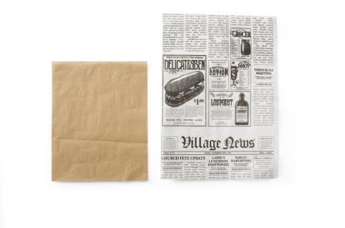 HENDI Fettresistendes Papier - Farbe: Neutral - 250x200 mm