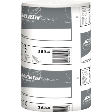 Katrin Handtuchrolle Classic S 2 20,5 cm x 60 m (B x L) Tissue weiß 12 Rl./Pack.