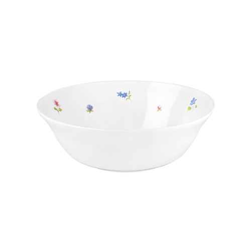 Seltmann Schüssel rund 18 cm, rund, Form: Community, Dekor: 57391 Streublume, hohe Kantenschlagfestigkeit, Made in Germany