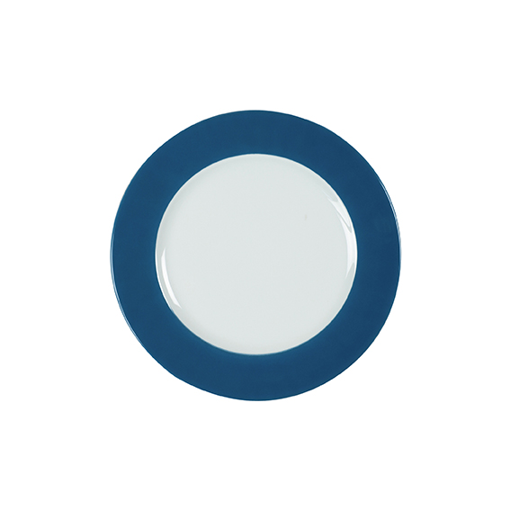 Teller flach, Durchmesser: 200 mm, Coffeeshop, Farbe: ozeanblau