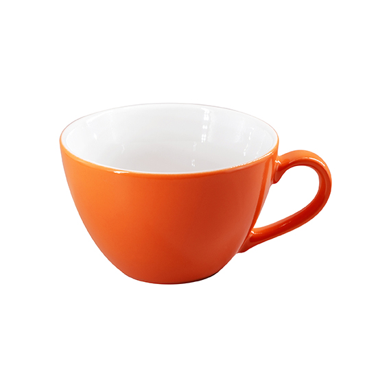 Obertasse 0,32 l - Form: Table Selection - Dekor, 79922 orange - aus Porzellan. Hersteller:, Eschenbach. "Made in Germany".